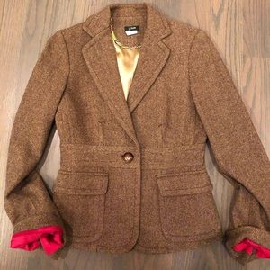 JCrew tweed blazer size 0